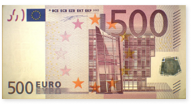 banconota da 500 euro prima serie