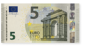 banconota da 5 euro serie europa