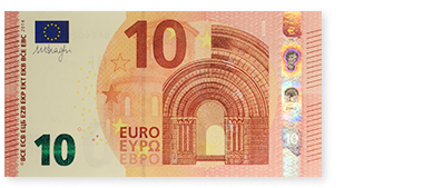 banconota da 10 euro serie europa