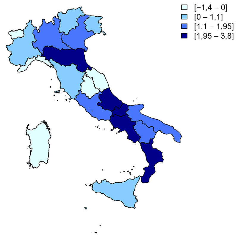 THE ECONOMY OF THE ITALIAN REGIONS