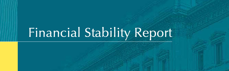 Front cover of Financial Stability Report
