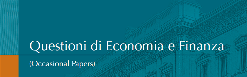 Banca D Italia Questioni Di Economia E Finanza Occasional Papers