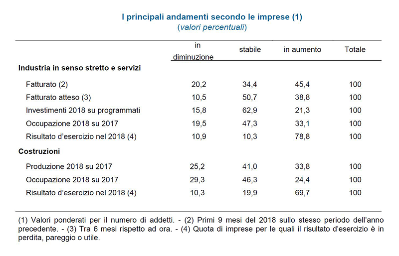 Principali risultati anno 2018